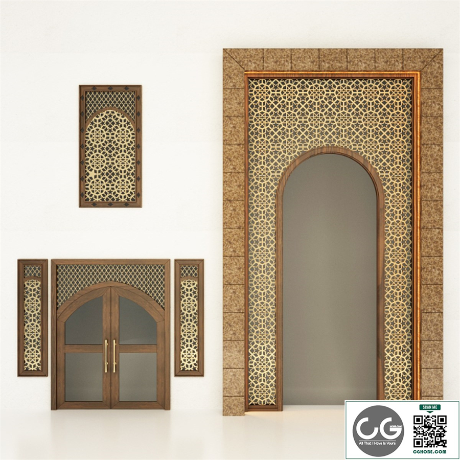 Arch in Geometry Ornament
