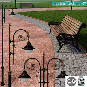 Paving granite crumb HR / street furniture 07