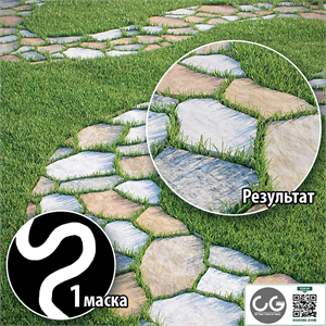 Stone path | Lawn