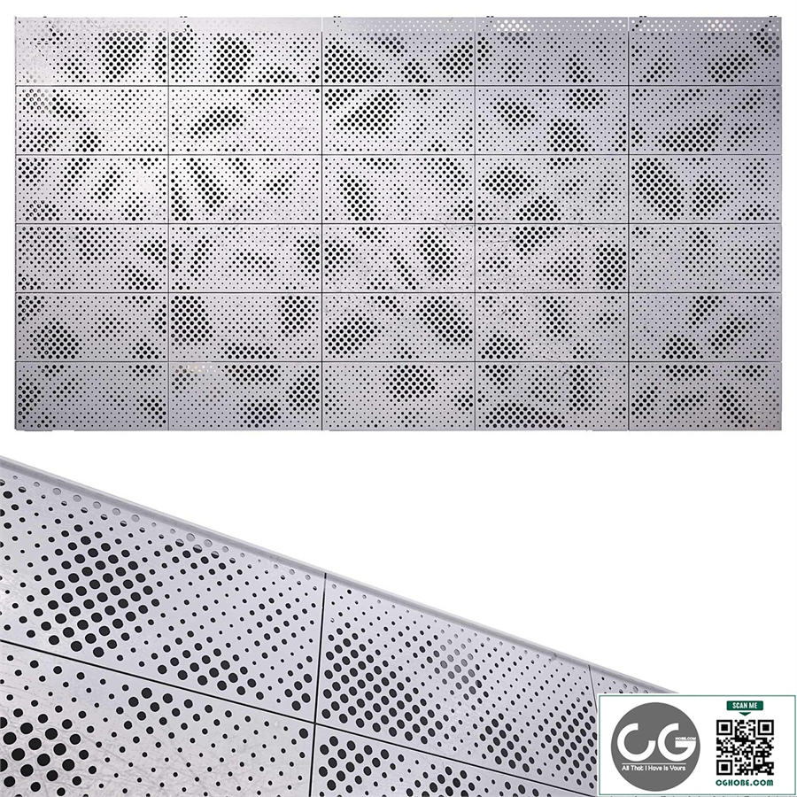 perforated metal panel N2