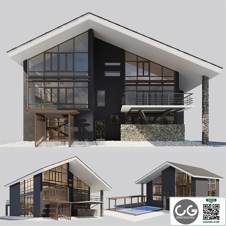 Villa with pool.