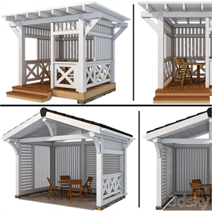 Arbor in a modern style (2 options)