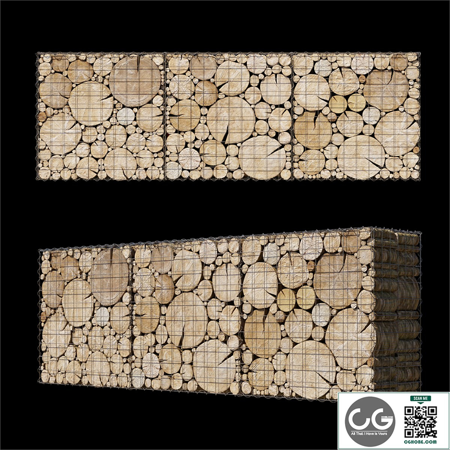 Wooden gabion 6