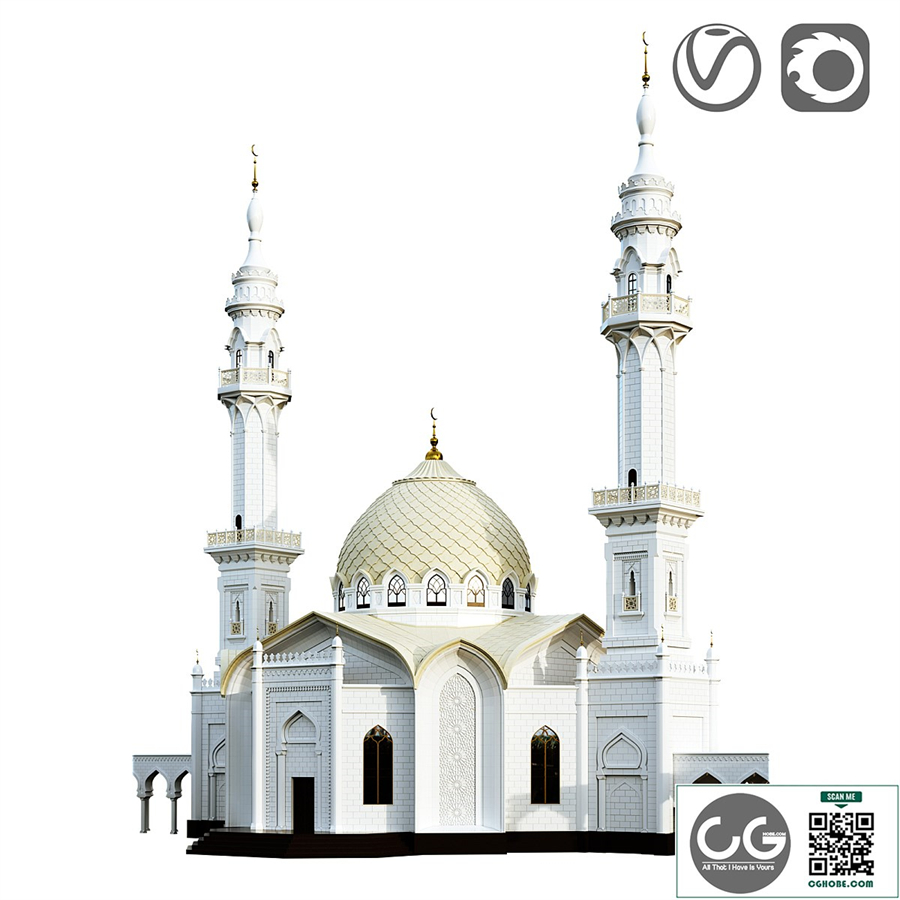 White mosque