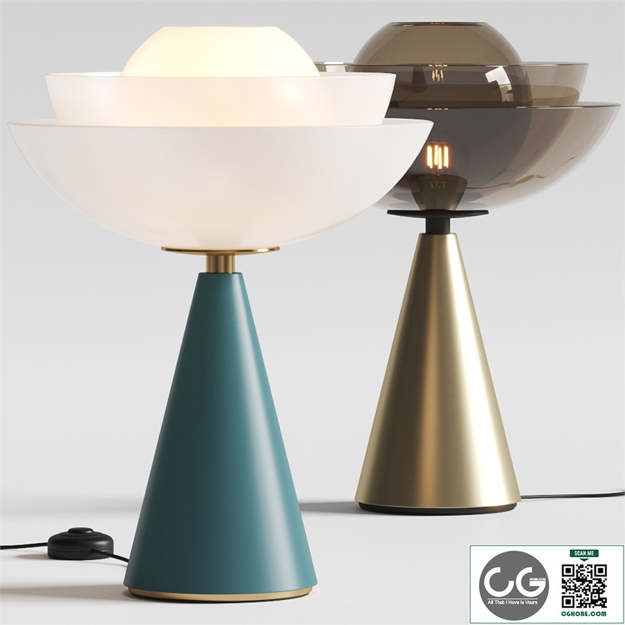 Mason Editions Lotus Table Lamps