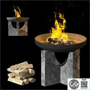 Fire Pit Concretika iron S80
