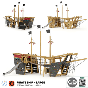 KOMPAN. PIRATE SHIP - LARGE