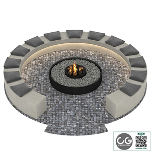 Outdoor Fireplace