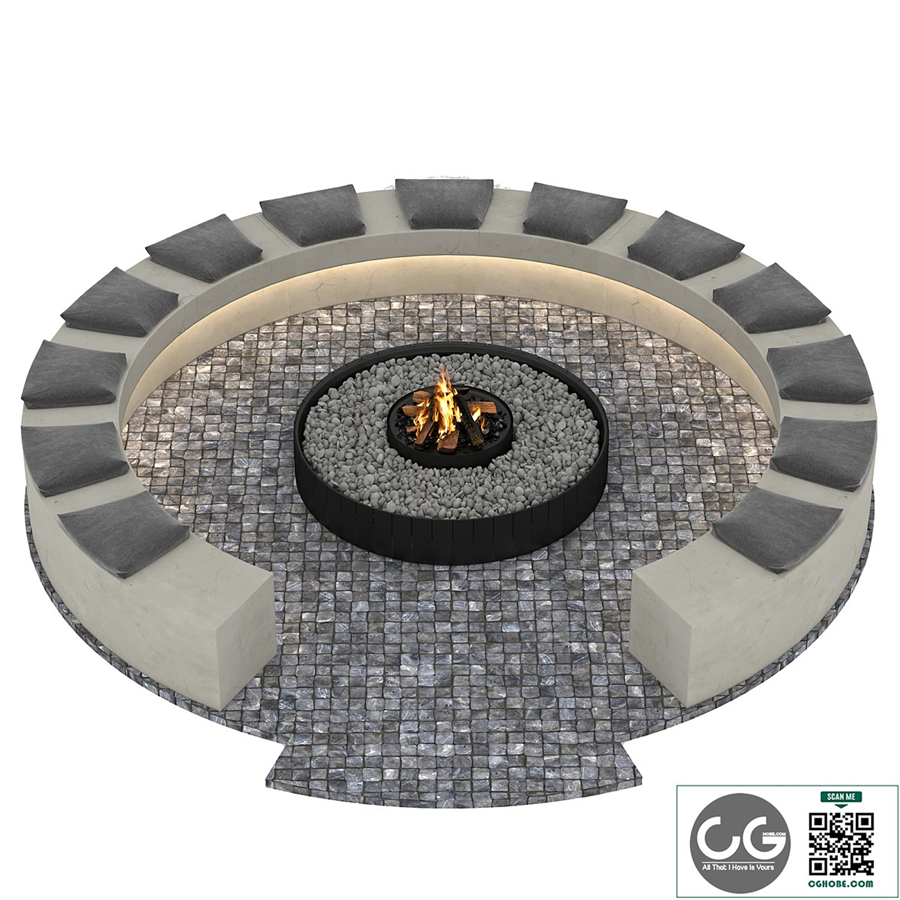 Outdoor Fireplace
