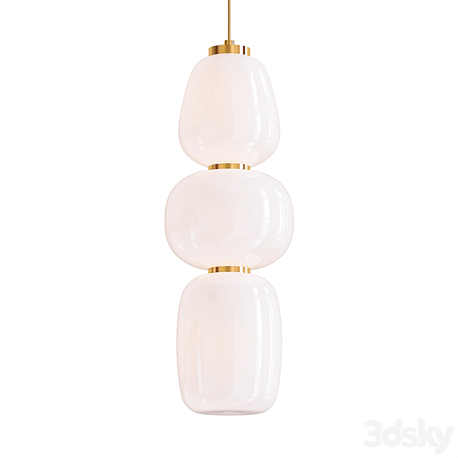 Lampion Triple Stacked Pendant