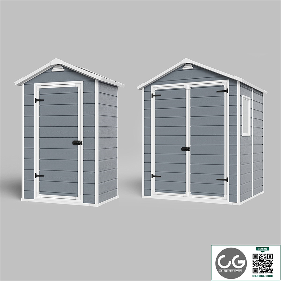 Toilet, barn, garden
