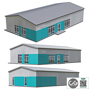 Sandwich panel building