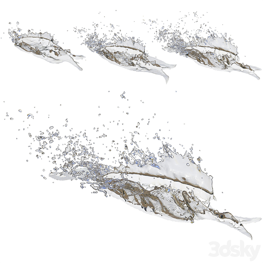 tire water splash set