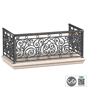 Classic balcony Forged Fence