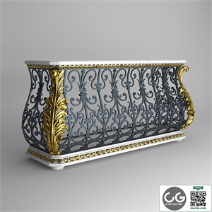 Pulaski Wrought Iron Classic Console Table