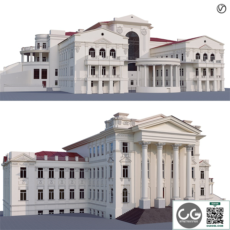 Administrative city building