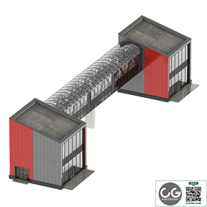 elevated pedestrian crossing