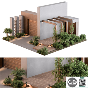 Outdoor Entrance and Fence 12