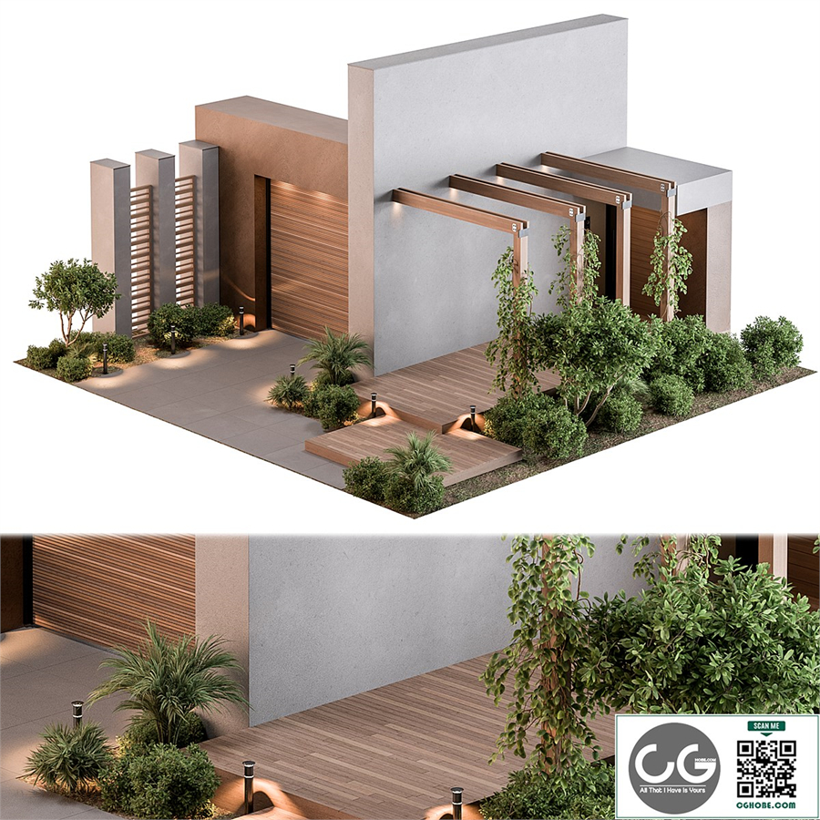 Outdoor Entrance and Fence 12