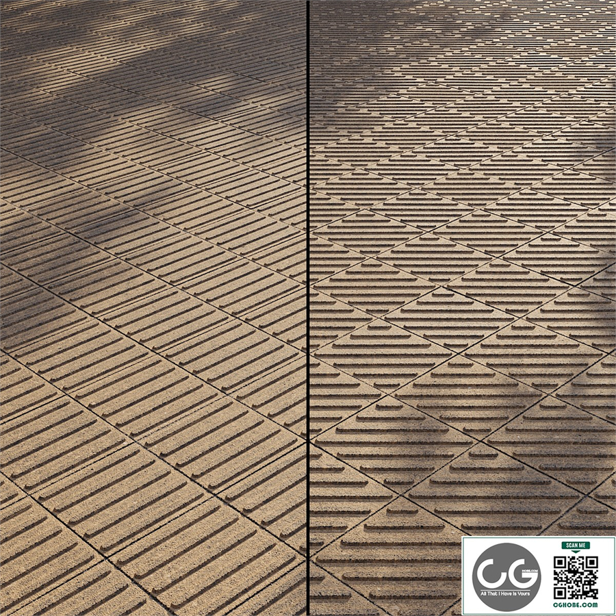 Tactile tiles Type 1 Set 3