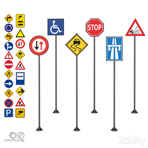 Street sign-set 01