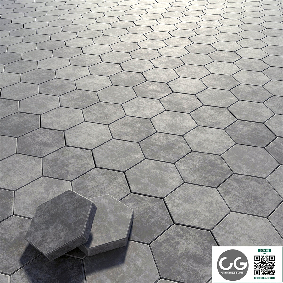 Paving stone hexagon