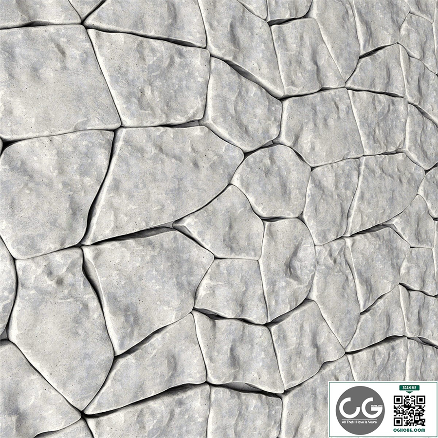 Stone panel wite
