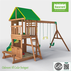 Oakmont All Cedar Swingset