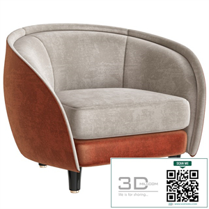 Revers Lounge Chair by Gubi