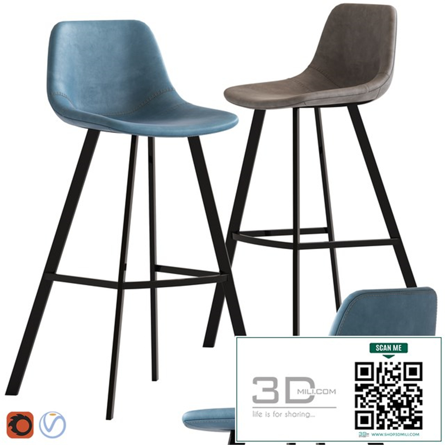 Linea Furniture Abigayle Barstool