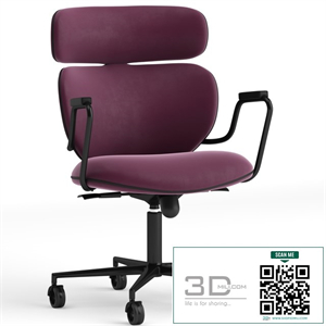 Black tie asia office chair