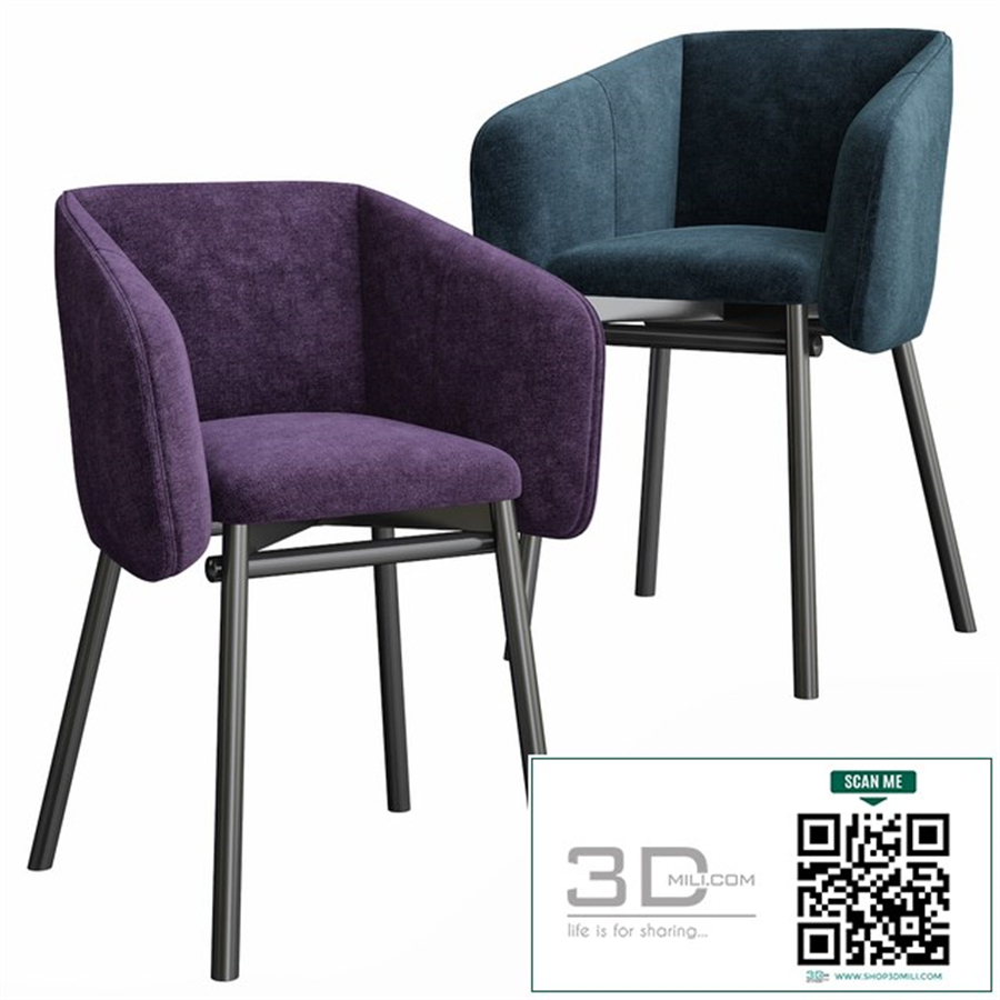 Traba BALU TURQUOISE CHAIR BY EMILIO NANNI
