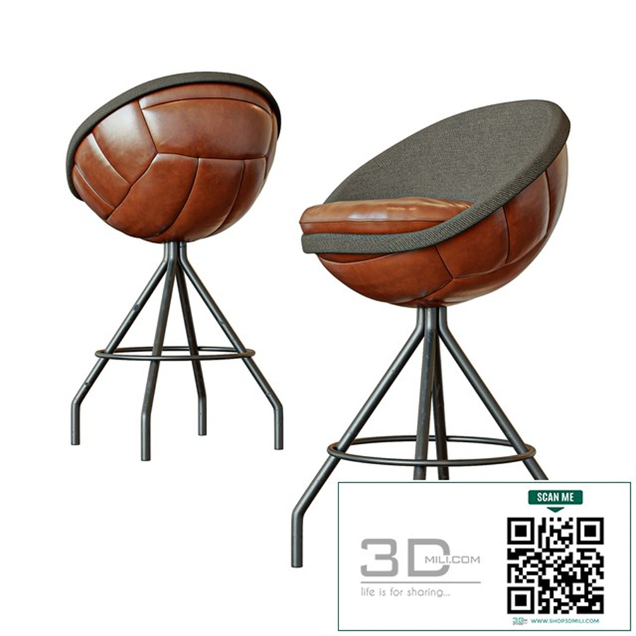 WEMBLEY FOOTBALL COUNTER STOOL (by Lento)