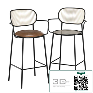 Piper Bar Chair with Armrests