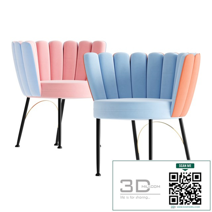 Angel Mid-Century Dining Chair by Ottiu