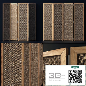 Wood screen decor n1 / Wooden screen
