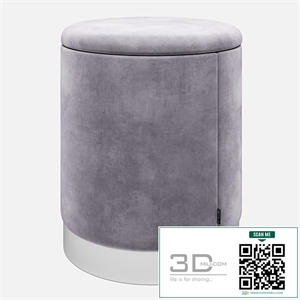 Padded stool Oslo
