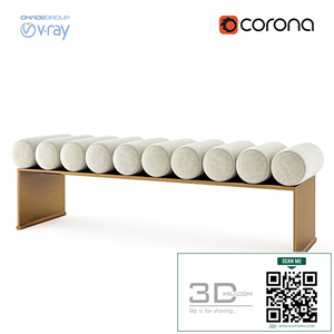 Baker Furniture, Runway bench baa3216