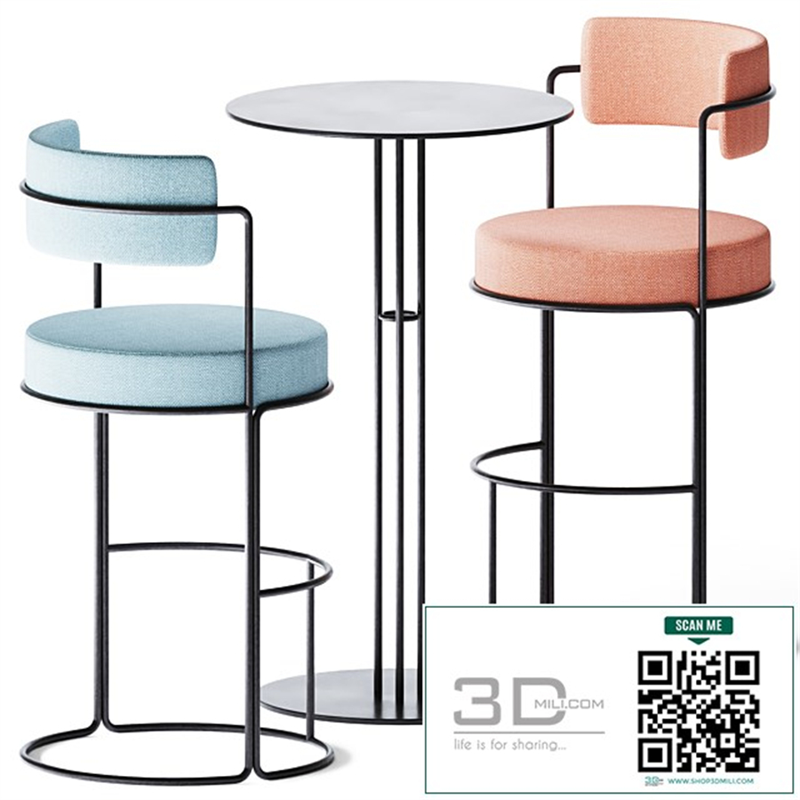 Hight Round Table Paradiso by iSimar