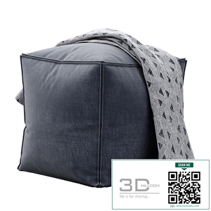 Moriah Navy Pouf by ashley furniture