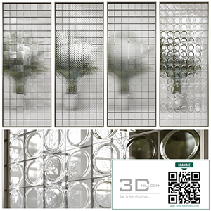 Glass block partition 2