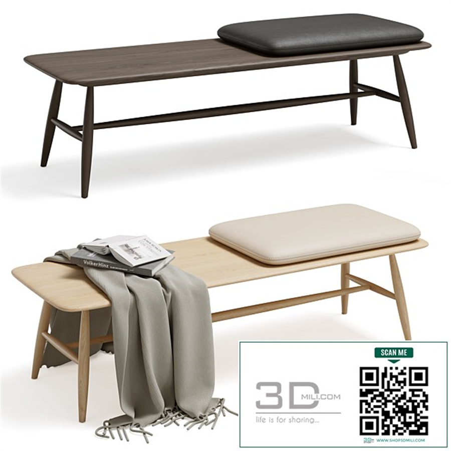 Lucian Ercolani Von Bench with Pad