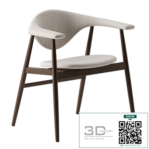 Masculo Dining Chair by Gubi