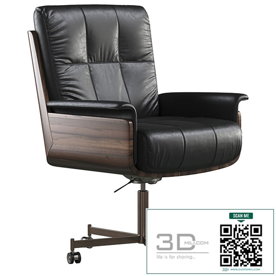 Office chair Minotti Daiki Studio