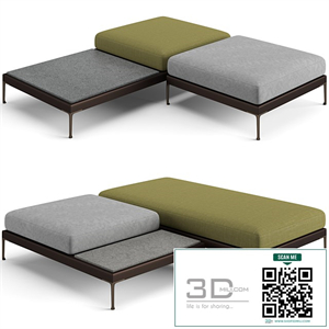 Minotti Patio benches set