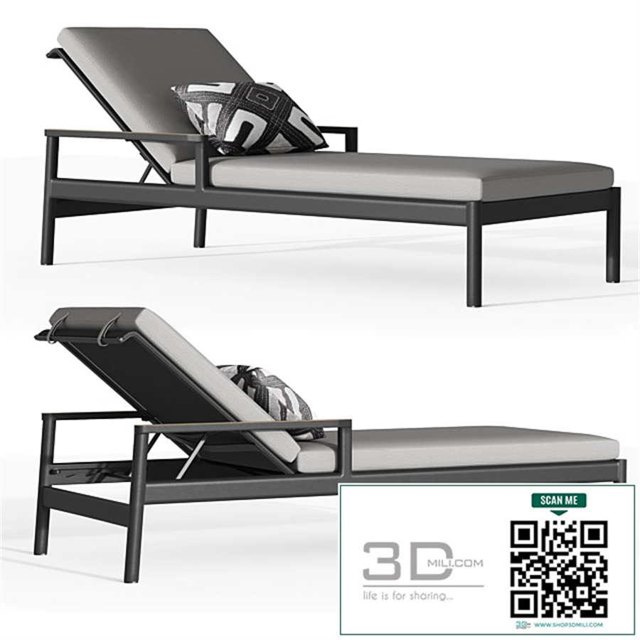Rh Marino Aluminum Chaise